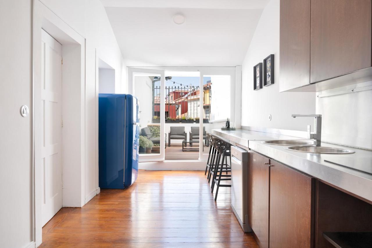 Historical Penthouse At Cardosas Block Apartment Porto Luaran gambar